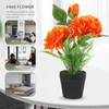 Flores decorativas Decorações de banheiros simulados peony bonsai artificial adornos