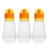 Geschirrsets 3PCS Squeeze Flaschen Honigmarmarmelder wiederverwendbare Flasche für Heimrestaurant