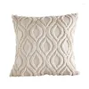 Kudde mjuk plysch kort sammet dekorativa omslag kastar boho neutralt skal för soffa sovrum lättanvänd