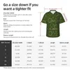 Men's Casual Shirts Abstract Mandala Vacation Shirt Green Geometric Print Hawaii Male Cool Blouses Short Sleeves Harajuku Graphic Tops