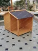 Cat Carriers Outdoor House Wooden Dog Cage Large Rainproof And Sun Protection Villa Golden Retriever Teddy Doghouse