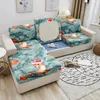 Pokrywa krzesełka świąteczna sofa sofa Poduszka do salonu narożnik Santa Elastic Slipcover Couch 1-4
