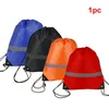 Drawstring 10 Pcs Students Camping Outdoor Gym Pouch School Walking Travel Sport Reflective Strap Storage Bags Large Capacity