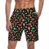 Men's Shorts Soccer Ball Board Summer White And Black Running Beach Male Quick Drying Casual Design Oversize Swim Trunks