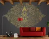 Fonds d'écran Papel De Parede motif ethnique thaïlandais bouddha rétro 3d papier peint salon TV canapé mur chambre Restaurant Mural