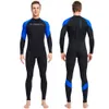 Muta da uomo scuba immersioni immersioni termiche calde muta da bagno per il corpo completo per snorkeling surfing kayak water sport scuba abiti