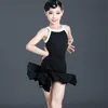 2021 летняя юбка для латинских танцев для девочек, детская тренировочная одежда, танцевальные костюмы для выступлений, костюмы для латинских танцев для девочек Dr 91nV #
