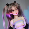 Neue Bjd Sd 1/4 Ellana Verbunden Weibliche Puppe Augapfel Geschenk premium harz-make-up