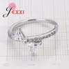 Cluster Rings Cute Bowknot For Bridal Wedding Engagement 925 Sterling Silver Ring Women Fashion Anel Accessories Nice Gifts