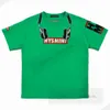 Lettre de dessin animé pour enfants d'été imprimé T-shirt designer garçons filles suspendus modèle de casque à manches courtes T-shirts enfants coton tops décontractés Z7429