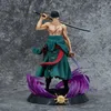 Anime Manga One Piece Manga Anime Figurine 20.5cm Roronoa Zoro Ornaments Figure PVC Children Toys Collection Cartoon Gift Model Decoration 24329