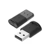 2024 Bluetooth 5.0 Dongle Adapter Aptx Low Corency Plug Play USB Audio Adapter للكمبيوتر الكمبيوتر المحمول MAC Linux سماعات مكبر صوت مثالية لمحول Mac Linux