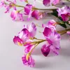 Decorative Flowers Simulation Pea Flower Bouquet Wedding Arrangement Artificial Plants Fake Plant Home Living Room Table Decoration