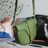 luksusowe damskie torbę siodłową pierwszą warstwę krowie skórzana torba mengerowa vintage ramię crossbody torebka żeńska sac a główny e1qq#