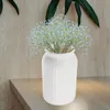 Vases Vase Ceramic Dried Flower Decorative Floral Bohemia Pot White Tabletop Ornament Arrangement