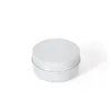 0,5 oz 1 oz 2 oz witte aluminium blikken pot hervulbare containers 15 ml 30 ml 60 ml aluminium schroefdeksel ronde blikken container fles voor cosmetische, lip