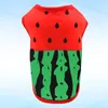 Dog Apparel 1pcs Stylish Puppy Vest Watermelon Pet Clothes Breathable