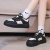 Casual Shoes Thick Sole Plush Women's 2024 Autumn/Winter Breattable Round Toe Breadboard Shoe Platform Sneaker Zapatos Para Mujeres