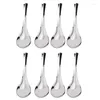 Dinnerware Sets 8 Pack Soup Spoons Stainless Steel Thick Heavy-Weight Table