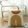 Pillow Bohemian cover Cojines 45X45 jacquard linen dyed decoration home polishing pad cover Cojines decoration Para sofa shell Y240401