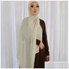 Foulards Foulards Plaine Modal Hijabs Musulman Doux Viscose Voile Écharpes Mode Femmes Châles Pour Lady Drop Livraison Accessoires Ha Dhco2