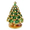 Christmas Decorations Accessories Tree Jewelry Box Trays Tin Alloy Rings Storage Bin