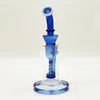 2024 Heady Glass Neo Fab Blue 10 Inch Large Scale Glass Bongs Water Pipe Bong Tobacco Smoking Tube 14MM Bowl Dab Rig Recycler Bubbler Pipes