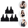 Yoga Outfit 3 PCS Lingerie Femme sans couture pour robe sans fil Sports Fitness Running Femme Débardeurs Nylon