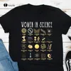 Women's T-shirt Science Classic T-shirt Science Teacher T-shirt Science Lover T-shirt J240330