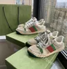 Screener Sneakers Designer Scarpe casual sporche Tennis Mocassini burro beige Donna Uomo Sneaker da corsa Scarpe vintage classiche in pelle rossa verde a righe Taglia 34-44