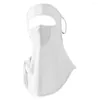 Cykelkapslar Ice Silk Face-Cover Neck Gaiter Justerbart öronrep Eye Expos Sun Protection Riding Golf Sunscreen Cover