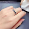 Ringar Leechee London Blue Topaz Ring M Natural Gemstone Jewelry for Young Girl Birthday Present Real 825 Sterling Sier2468348 Drop Deliv Dhd8T