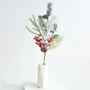 Decorative Flowers 1pc Red Berry Bundle Artificial Plants Premium Oxidation Resistance Real Touch Fake Flower With Stems Aesthetic Room