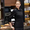 Manteau Lg Travail Cuisine Chef Cuisine Restaurant Veste Manches Respirant Vêtements Hôtel Femme Restauration Uniforme Boulangerie B45l #