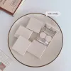 1 stks schattig contactlens kase mini vierkant koekjes meisje cosmetisch contactlens container reisset spektakel case opslaglens doos