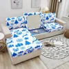 Pokrywa krzesełka świąteczna sofa sofa Poduszka do salonu narożnik Santa Elastic Slipcover Couch 1-4