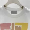 ブランドベイビーTシャツキッズデザイナー服子供Tシャツサイズ100-150 cmアルファベットパターンガールズボーイズ短袖Tシャツ