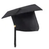 Party Supplies monterade hattar Män Cap Vuxen Neutral med Tassel High School Graduation Child Baseball Caps Hut Women