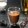 Wine Glasses 80ml-450ml Clear Double Wall Glass Coffee Mugs Insulated Layer Cups Set For Bar Tea Milk Juice Water Espresso S