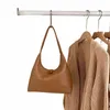 women's Shoulder Bag Underarm Bag Brand Handbag Soft PU Leather Fi Designer Korean Versi Women Handbag 2024 New White s9bE#