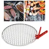 Verktyg Multi Purpose Net Camping Cookware Rack Recing Grate Barbecue Round för matlagningstillbehör BBQ Utomhus