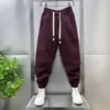 Pantaloni da uomo Pantaloni da uomo dalla vestibilità regolare Harem con coulisse Vita elastica Tasche con cerniera Cavallo profondo Traspirante per il massimo comfort