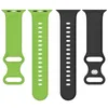 Correas de reloj de silicona de doble color para Apple Watch Band 38/40/41 mm 42/44/45/49 mm Cierre de mariposa Bandas de silicona de dos colores para iwatch Ultra 9 8 7 6 5 4 3 2 1 SE iwatch pulsera