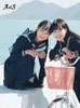 japanese School Uniforms Plus Size JK Sailor Basic Carto Sweet Sailor Girl Uniform Sets Students Costume Women Girl Costume C01a#