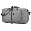 Duffel Bags Foldable Overnight Bag With Shoes Compartment And Adjustable Strap Large Duffle Weekender For Men Women