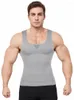 Modeladores de corpo masculinos Homens Shaper Regatas de compressão Cintura Trainer Espartilho Emagrecimento Colete Abs Abdômen Ginásio Camisas Treino Shapewear Undershirt