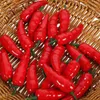 Flores decorativas 20pcs Mini Artificial Chili Pepper Decorações Falsas Simulação Pogal Adereços Pimentas