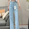 Designer Nanyou High Quality Xiaoxiang New Embroidery Slimming Straight Fit Women's Denim Pants Correct Version PESH
