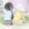 Dog Apparel 2024 Fashion Pet Clothes Colorful Tank Top Summer Cool And Comfortable Clothing Teddy Two Legged