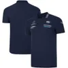 Ny F1 T-shirt Formel 1 Racing Kort ärm Officiell varumärke Män andas Polo Shirt Jersey Anpassade F1-bilfans T-shirts Team Garment